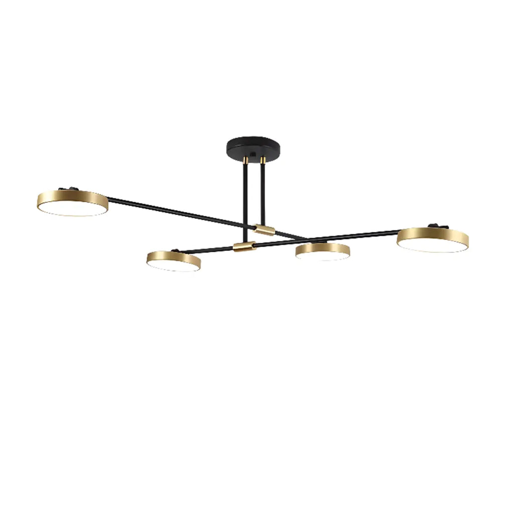 Plafonnier LED contemporain d'intérieur avec abat-jour en acrylique