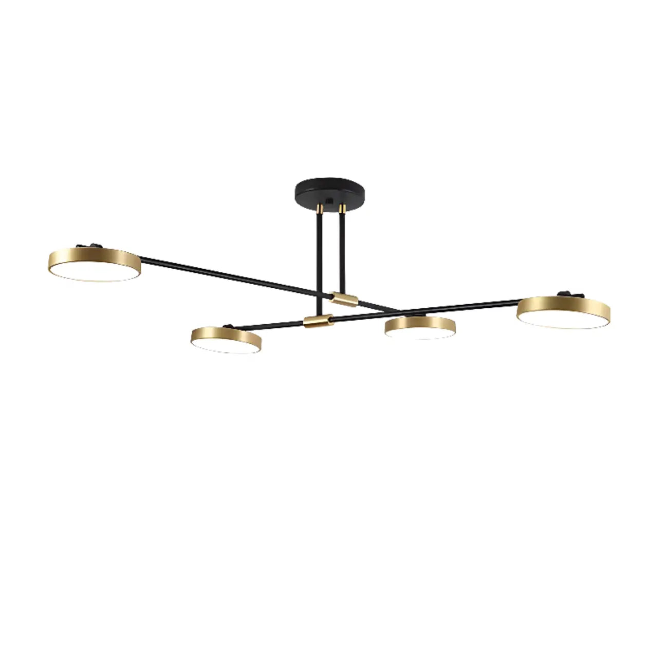 Plafonnier LED contemporain d'intérieur avec abat-jour en acrylique