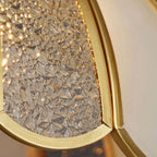 Plafonnier semi-encastré géométrique moderne pour salon