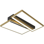 Plafonnier semi-encastré moderne à LED pour chambre à coucher