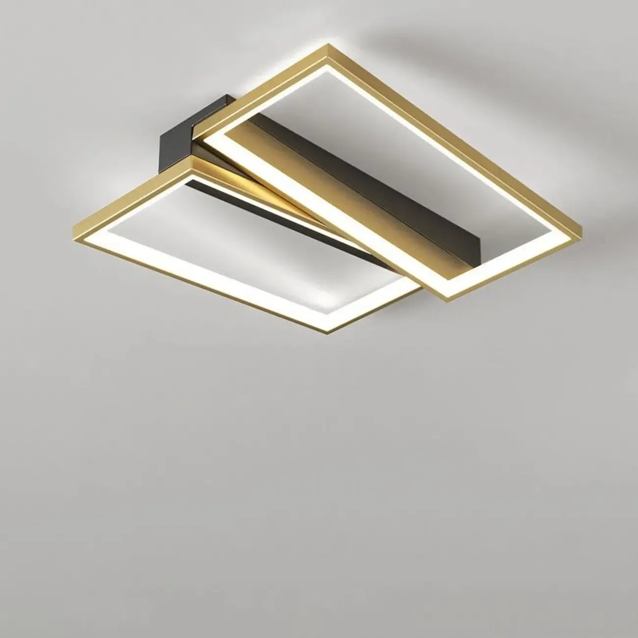 Plafonnier semi-encastré moderne à LED pour chambre à coucher