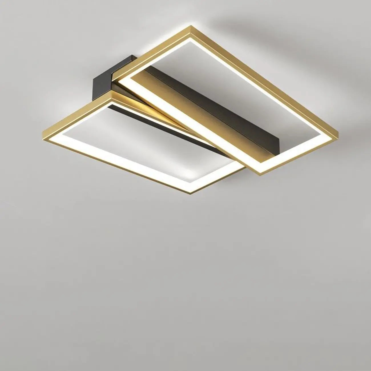 Plafonnier semi-encastré moderne à LED pour chambre à coucher