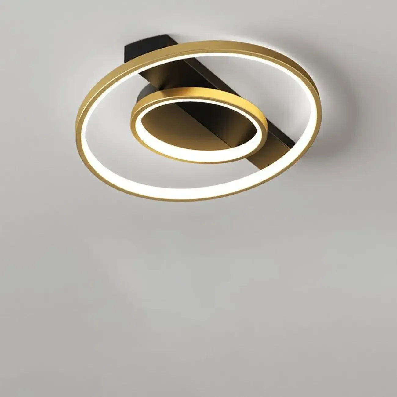 Plafonnier semi-encastré moderne à LED pour chambre à coucher
