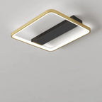 Plafonnier semi-encastré moderne à LED pour chambre à coucher