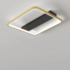 Plafonnier semi-encastré moderne à LED pour chambre à coucher