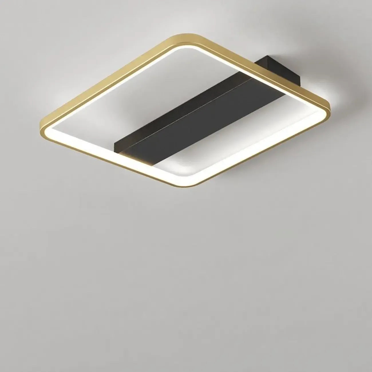 Plafonnier semi-encastré moderne à LED pour chambre à coucher
