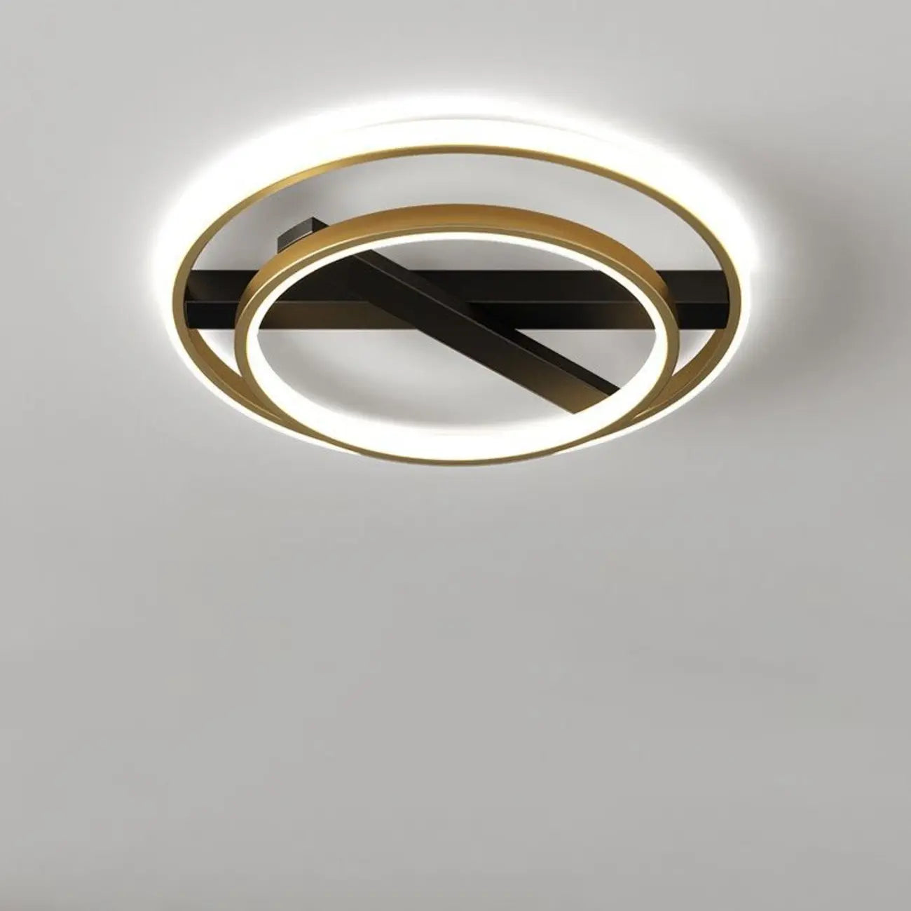 Plafonnier semi-encastré moderne à LED pour chambre à coucher