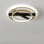 Plafonnier semi-encastré moderne à LED pour chambre à coucher