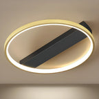 Plafonnier semi-encastré moderne à LED pour chambre à coucher