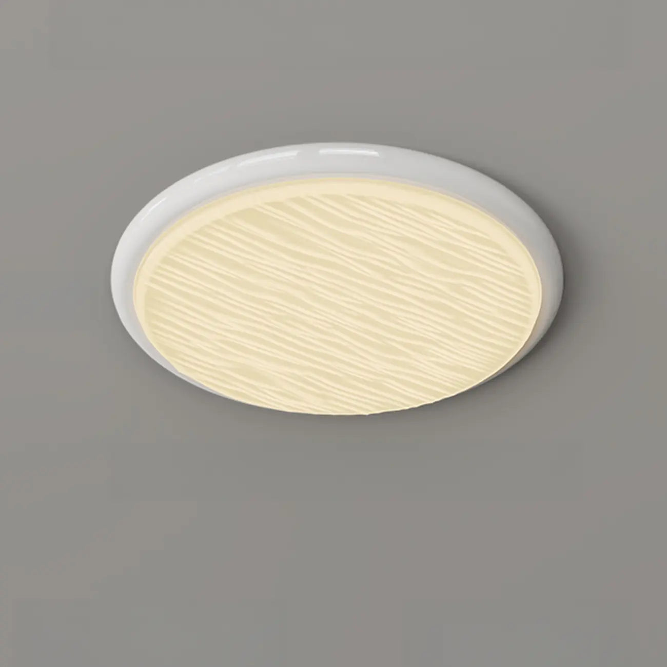Plafonnier circulaire moderne à intensité variable pour usage intérieur