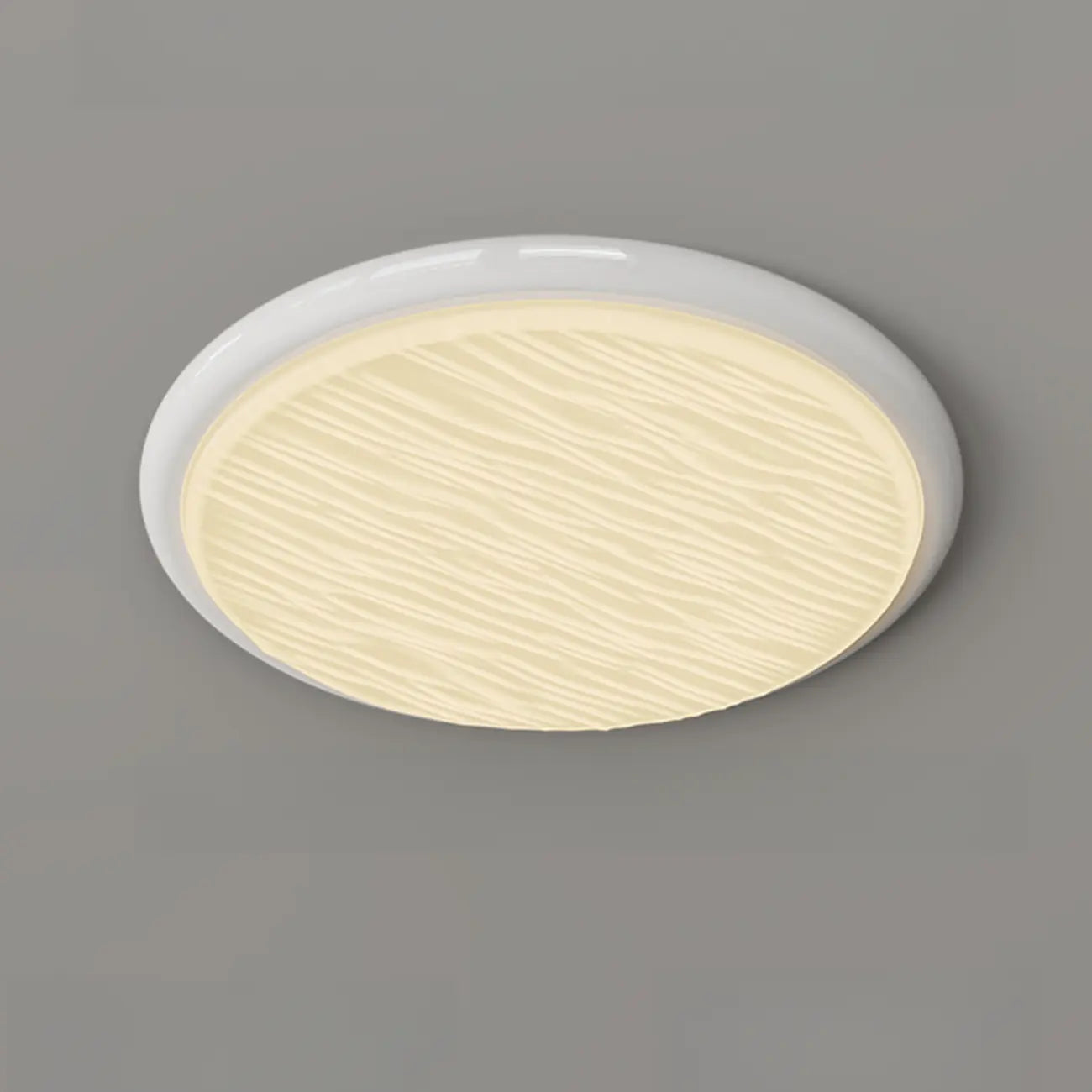 Plafonnier circulaire moderne à intensité variable pour usage intérieur