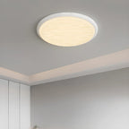 Plafonnier circulaire moderne à intensité variable pour usage intérieur