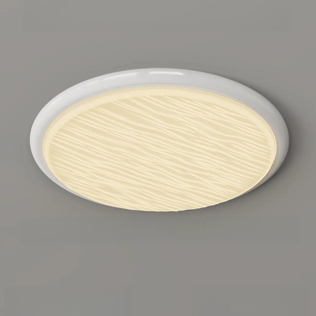 Plafonnier circulaire moderne à intensité variable pour usage intérieur