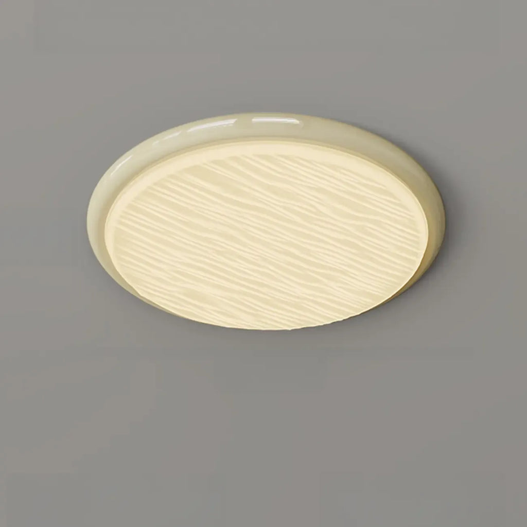 Plafonnier circulaire moderne à intensité variable pour usage intérieur
