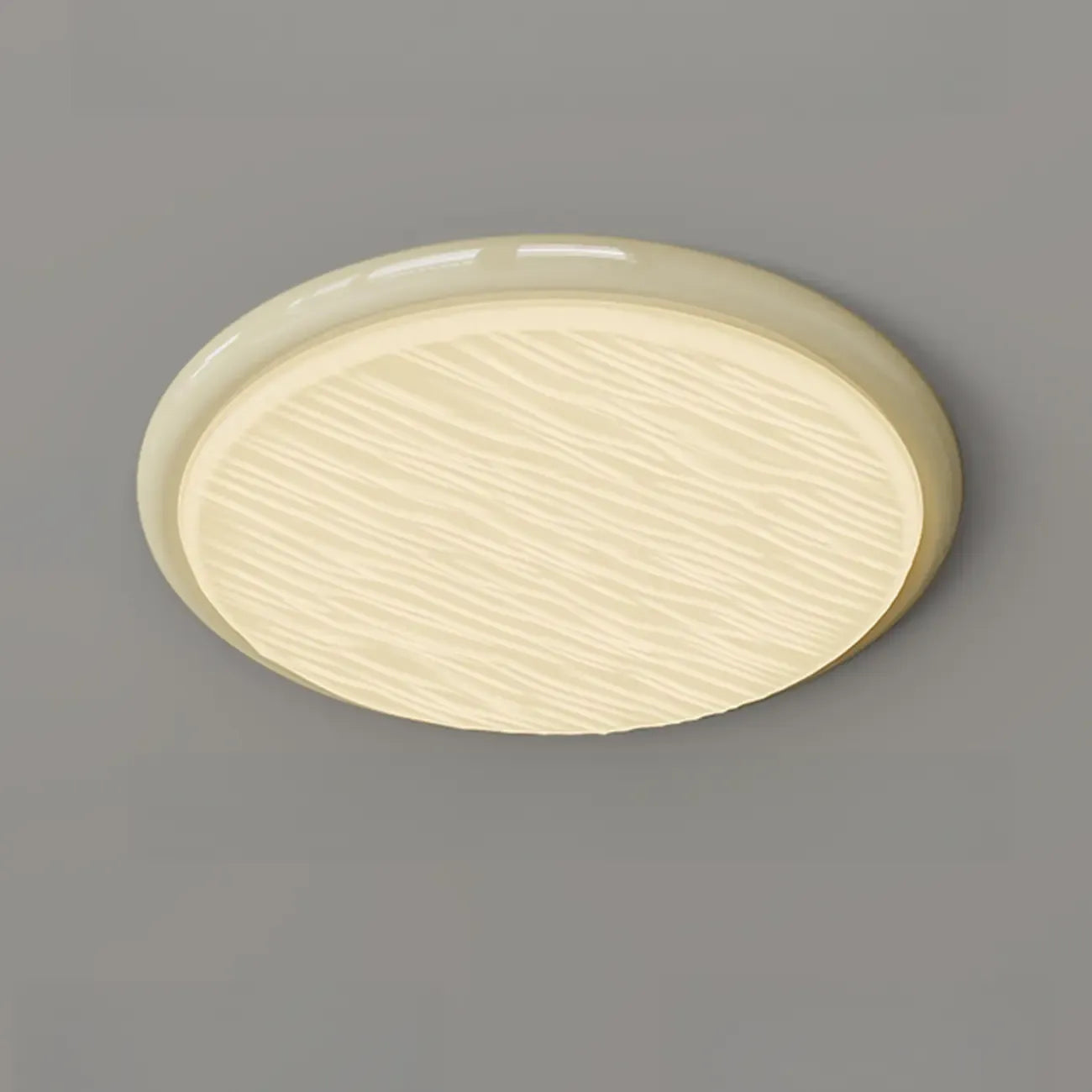 Plafonnier circulaire moderne à intensité variable pour usage intérieur