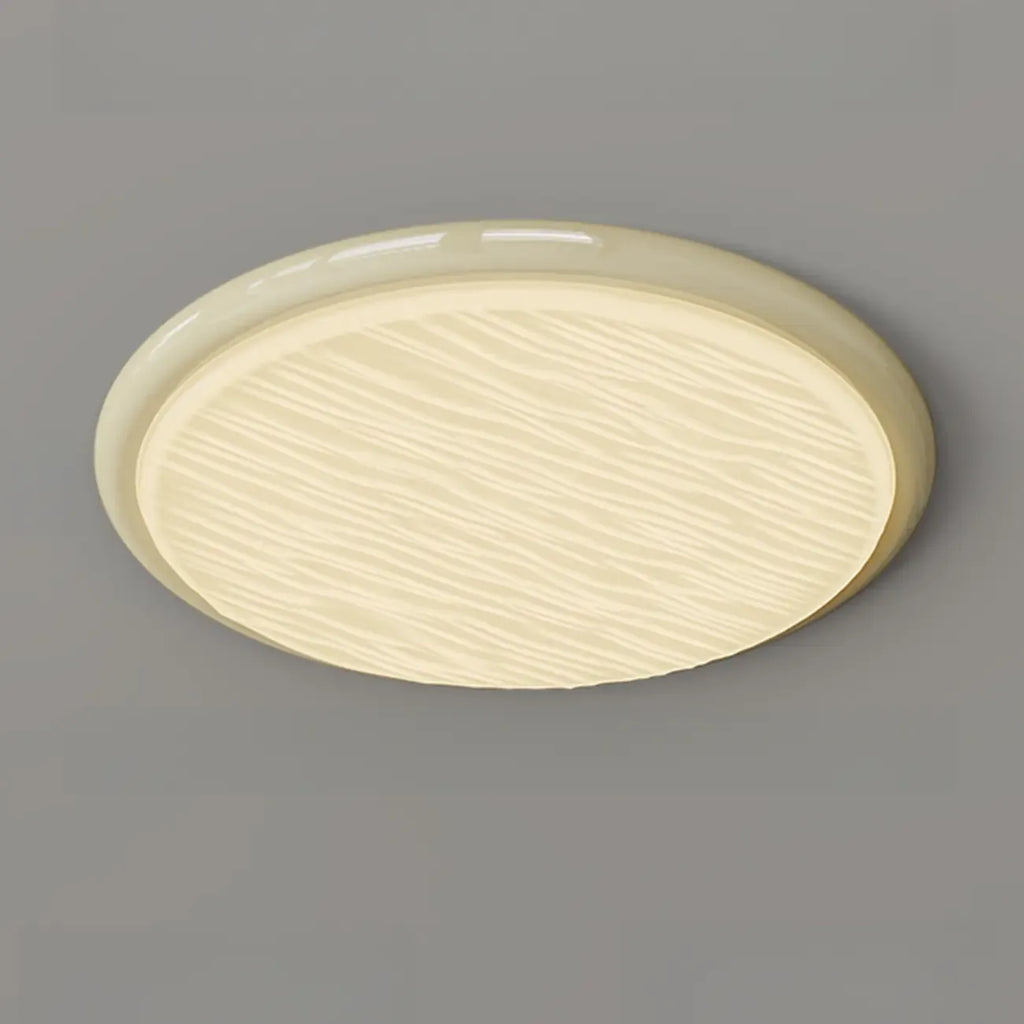 Plafonnier circulaire moderne à intensité variable pour usage intérieur
