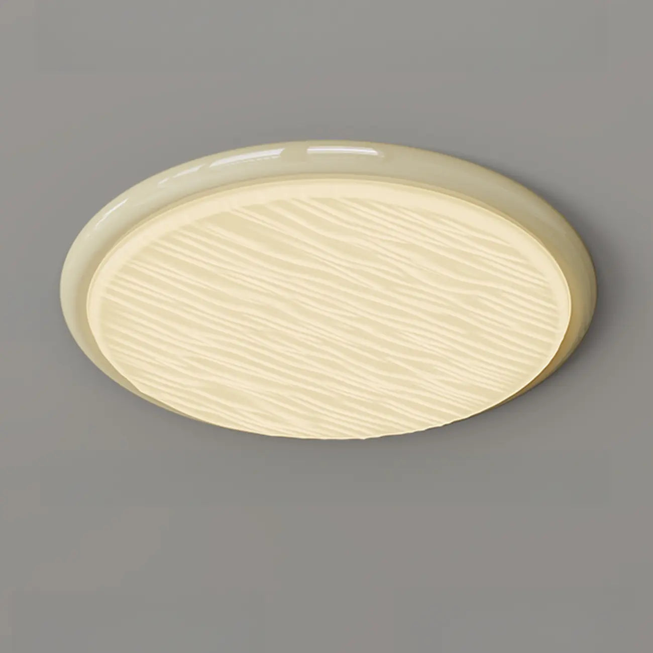 Plafonnier circulaire moderne à intensité variable pour usage intérieur