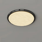 Plafonnier circulaire moderne à intensité variable pour usage intérieur