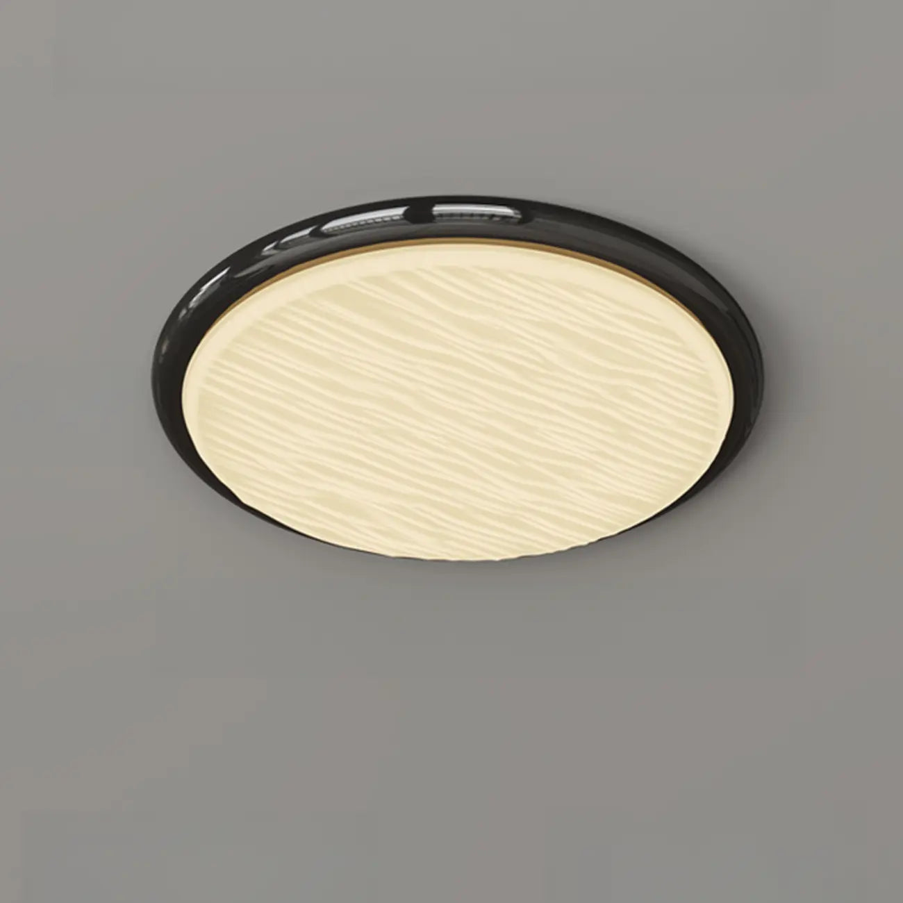 Plafonnier circulaire moderne à intensité variable pour usage intérieur