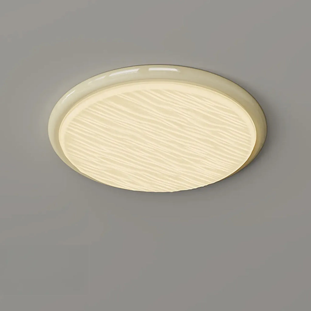 Plafonnier circulaire moderne à intensité variable pour usage intérieur