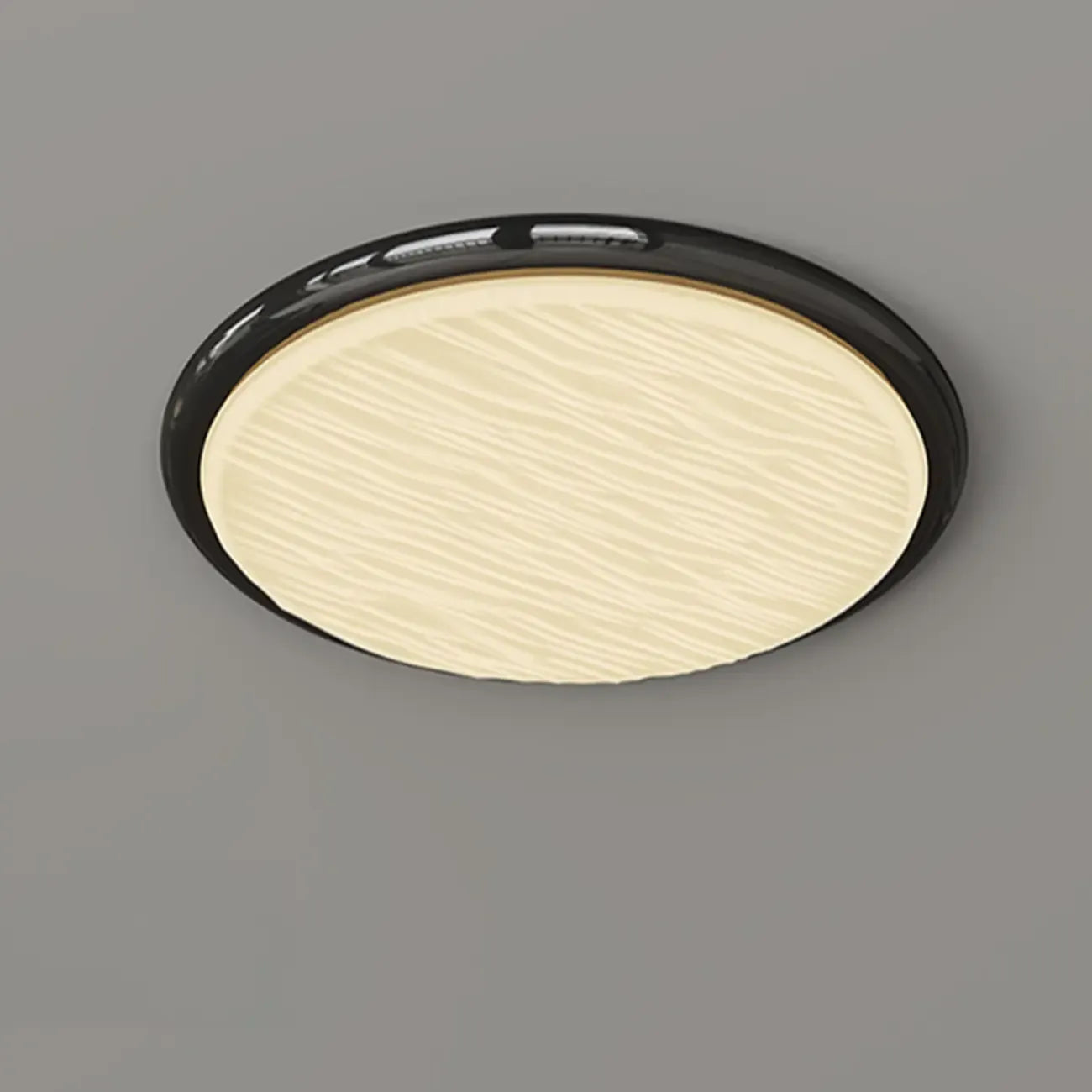 Plafonnier circulaire moderne à intensité variable pour usage intérieur