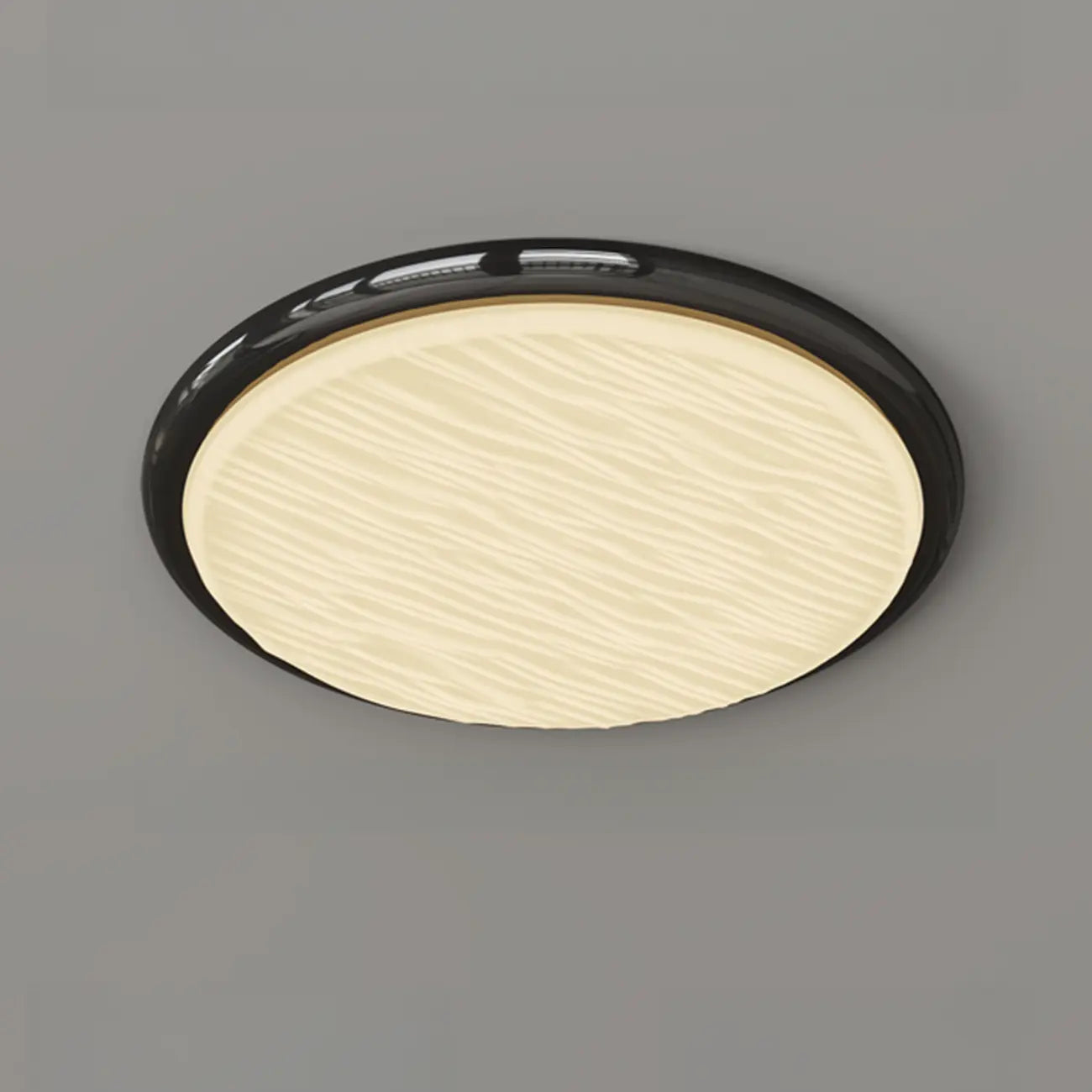 Plafonnier circulaire moderne à intensité variable pour usage intérieur