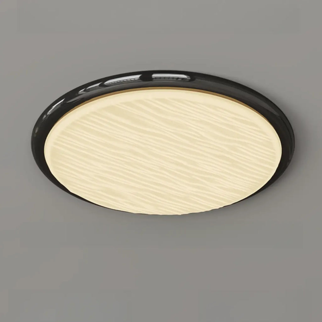Plafonnier circulaire moderne à intensité variable pour usage intérieur
