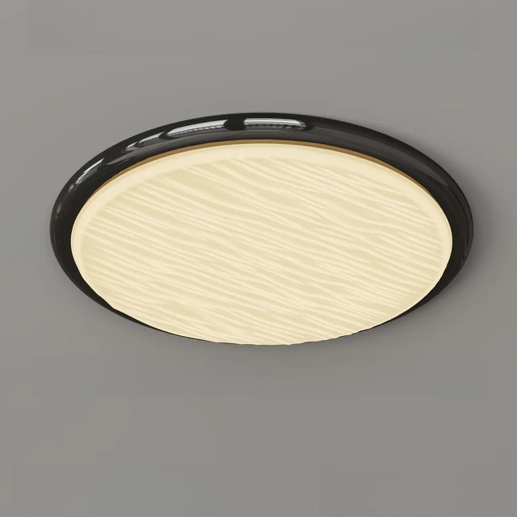Plafonnier circulaire moderne à intensité variable pour usage intérieur