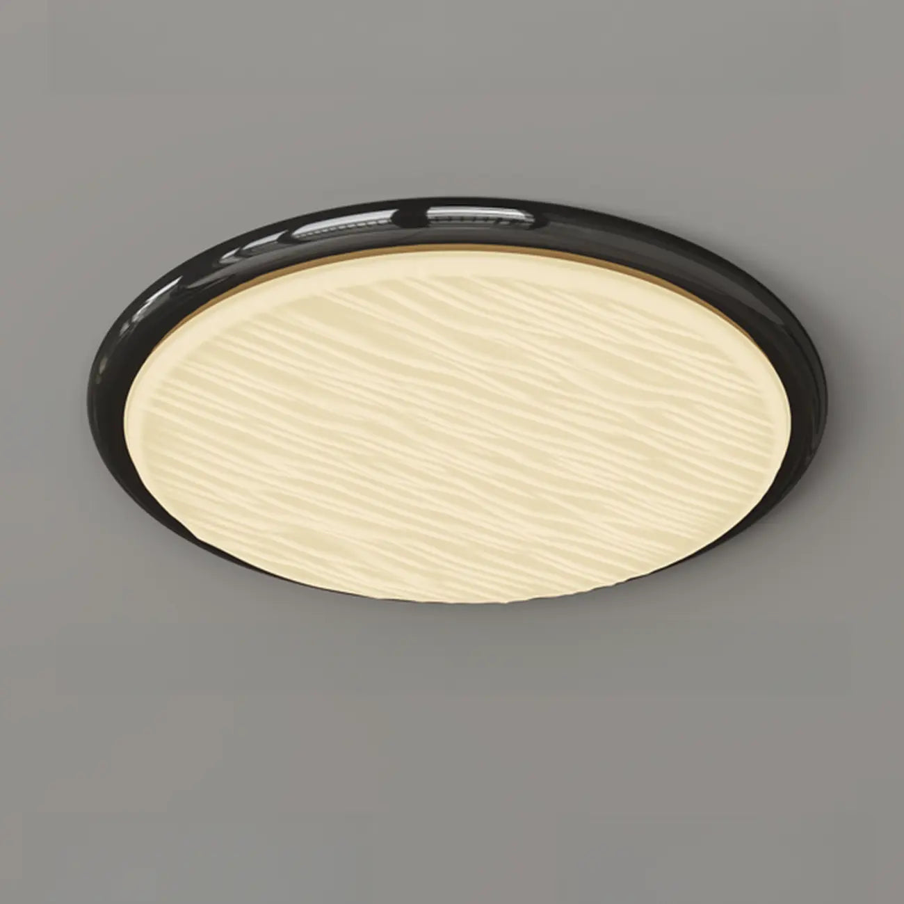 Plafonnier circulaire moderne à intensité variable pour usage intérieur