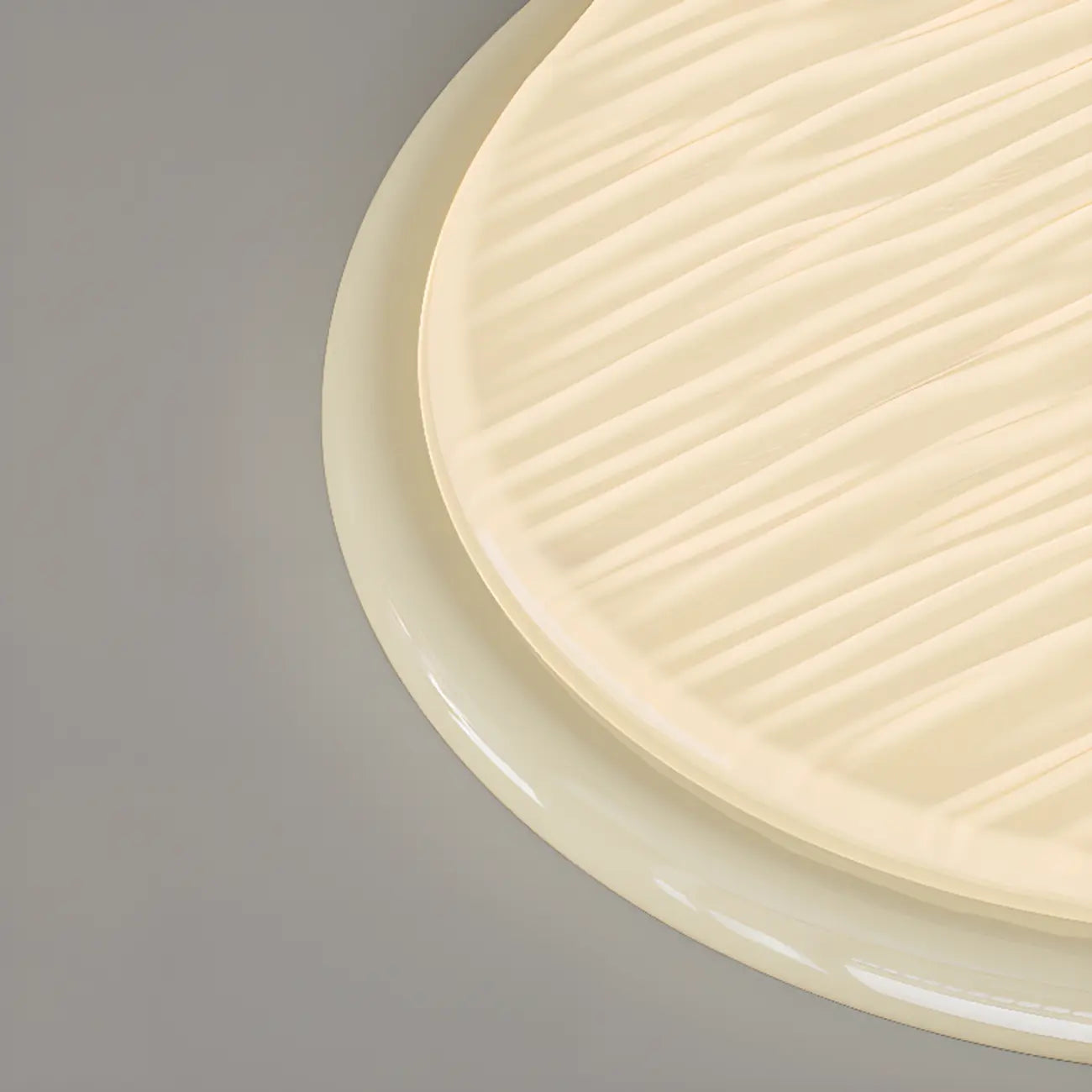 Plafonnier circulaire moderne à intensité variable pour usage intérieur