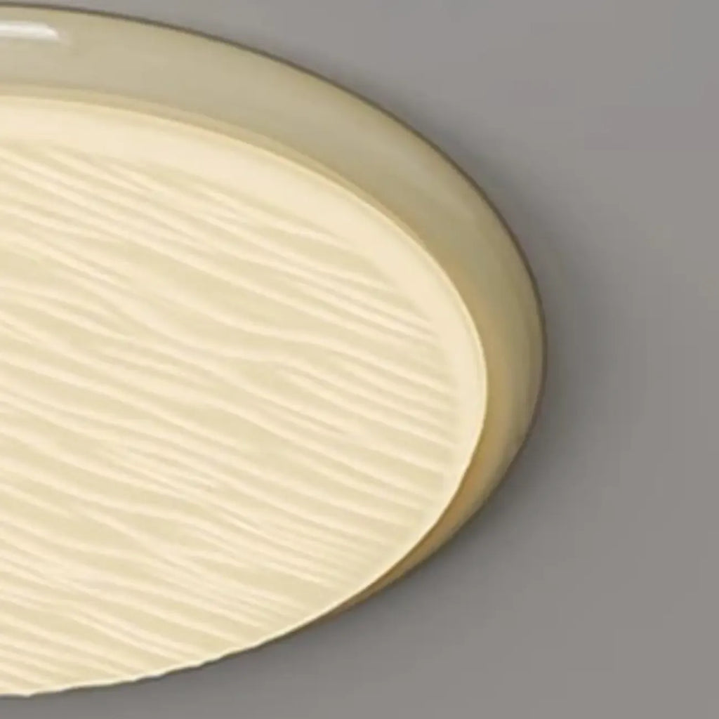 Plafonnier circulaire moderne à intensité variable pour usage intérieur