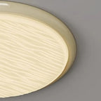 Plafonnier circulaire moderne à intensité variable pour usage intérieur