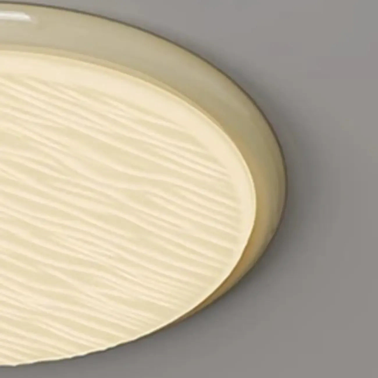 Plafonnier circulaire moderne à intensité variable pour usage intérieur