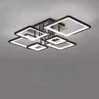 Plafonnier semi-encastré carré à LED pour salon