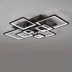 Plafonnier semi-encastré carré à LED pour salon
