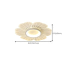 Plafonnier LED encastré à motif floral pour usage résidentiel