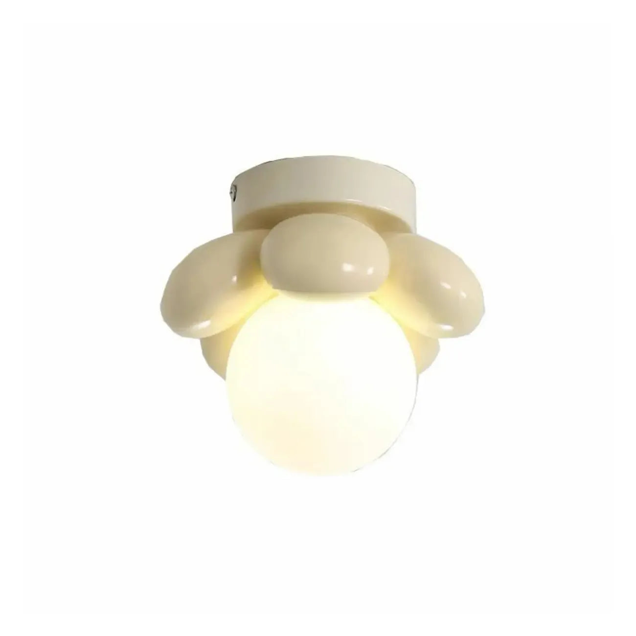 Plafoniera semi-incasso da 5 a 9 pollici con globo bi-pin per la casa