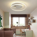 Plafonnier circulaire minimaliste pour salon moderne