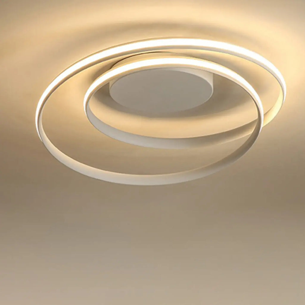 Plafonnier circulaire minimaliste pour salon moderne