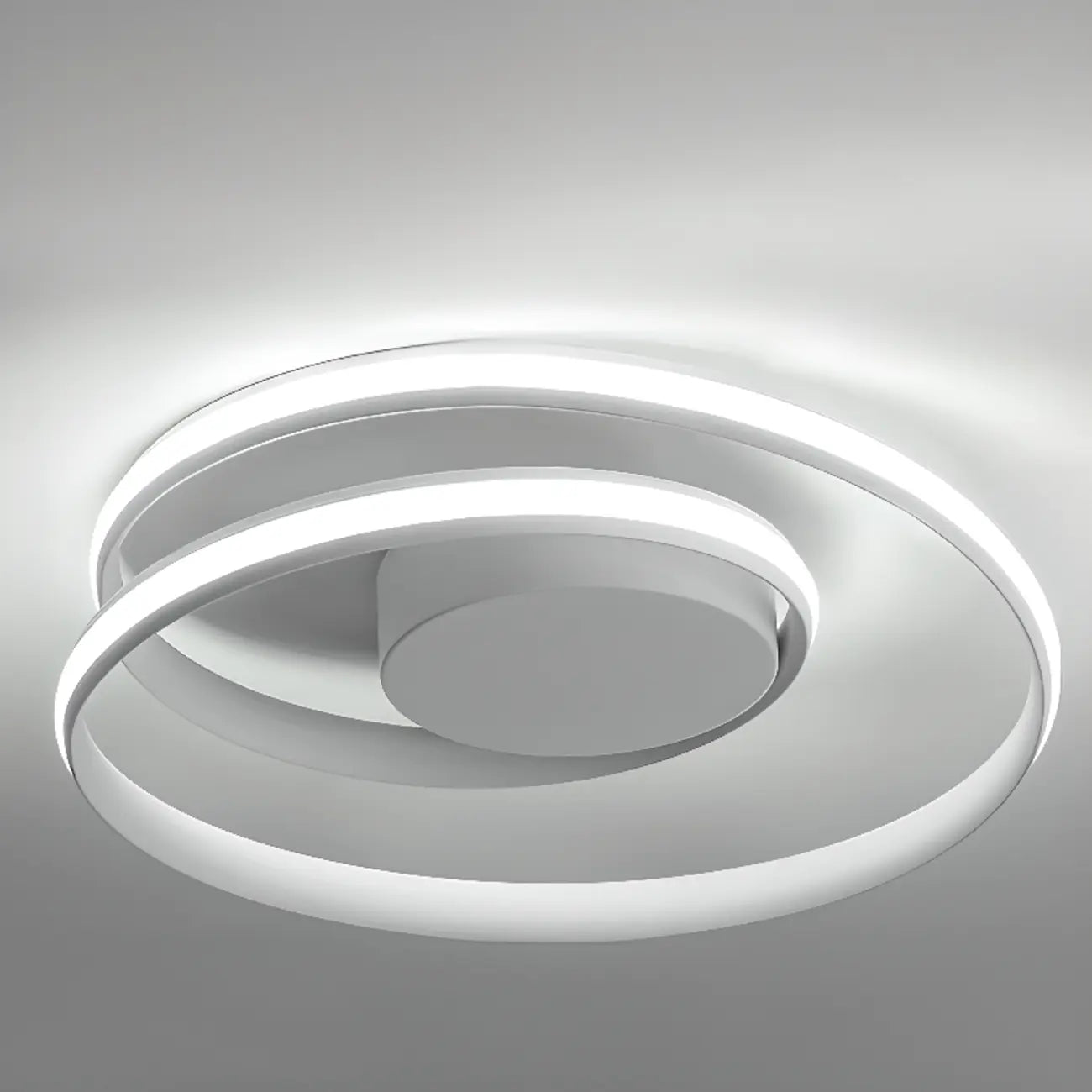 Plafonnier circulaire minimaliste pour salon moderne