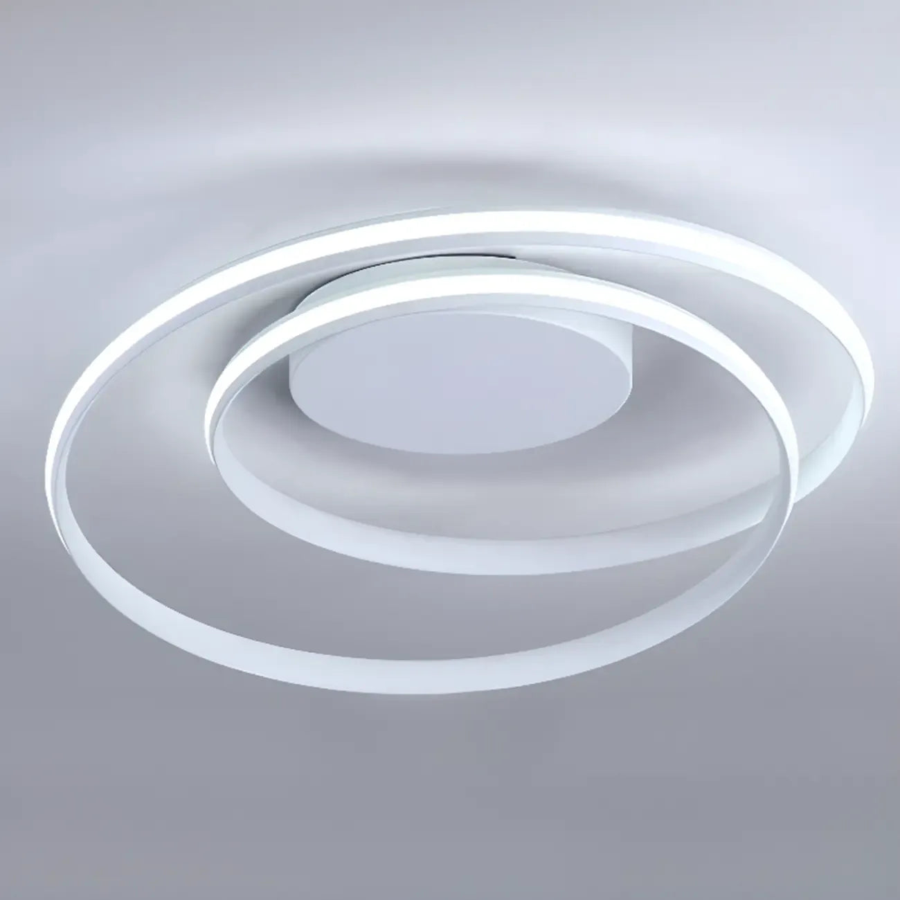 Plafonnier circulaire minimaliste pour salon moderne