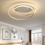 Plafonnier circulaire minimaliste pour salon moderne