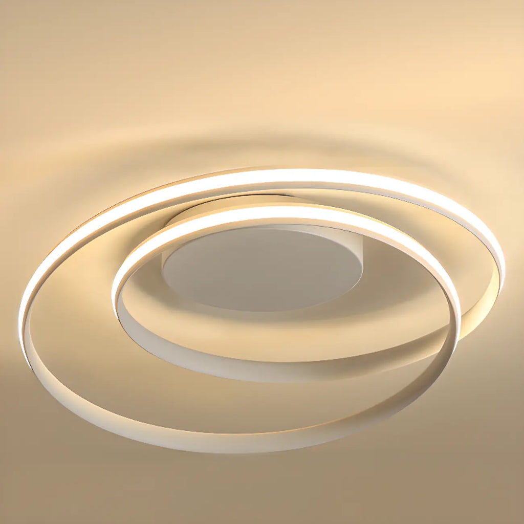 Plafonnier circulaire minimaliste pour salon moderne