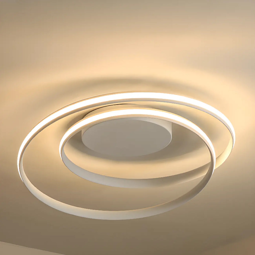 Plafonnier circulaire minimaliste pour salon moderne