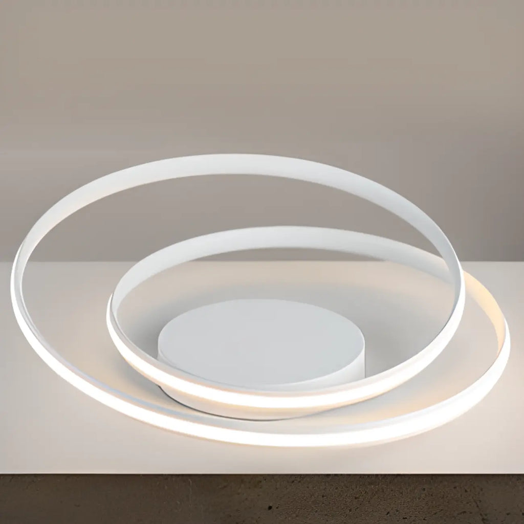 Plafonnier circulaire minimaliste pour salon moderne