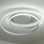 Plafonnier circulaire minimaliste pour salon moderne