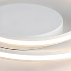 Plafonnier circulaire minimaliste pour salon moderne