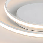 Plafonnier circulaire minimaliste pour salon moderne