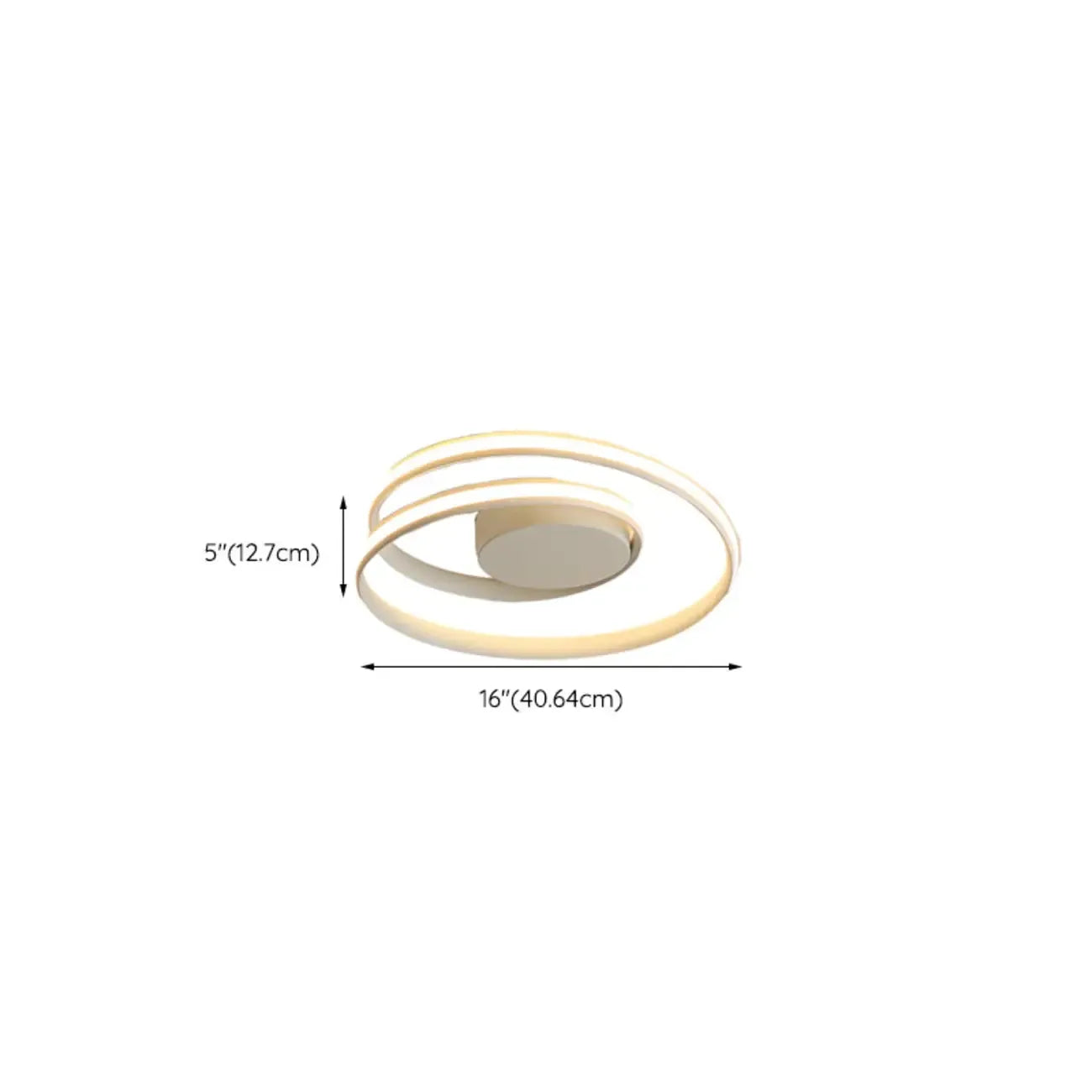 Plafonnier circulaire minimaliste pour salon moderne