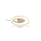 Plafonnier circulaire minimaliste pour salon moderne